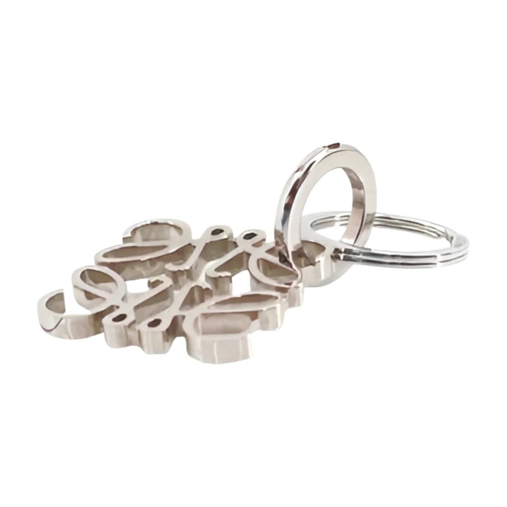6529 - Loewe Loewe Anagram Keyring Silver - Loewe Anagram Keyring / Silver / Ver